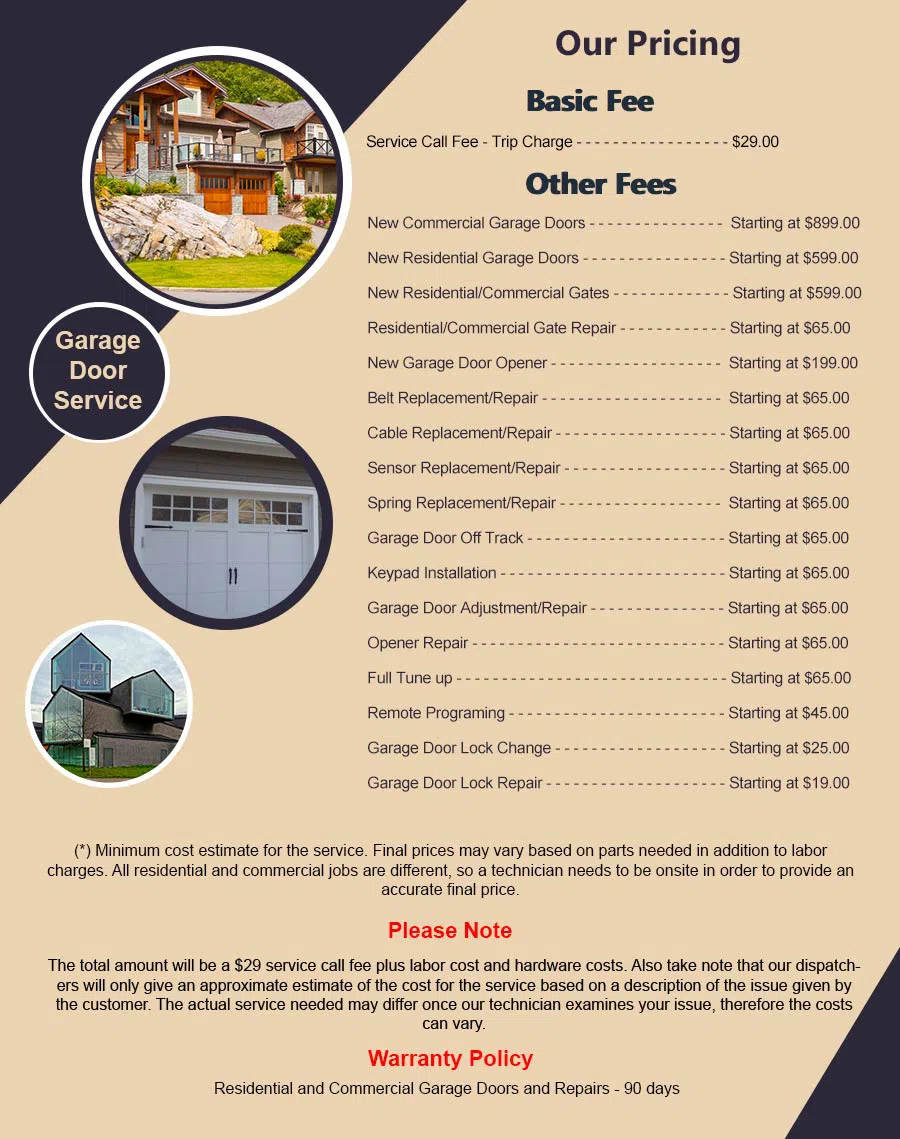 Garage Door Mobile Service Middle Village, NY 347-448-2913